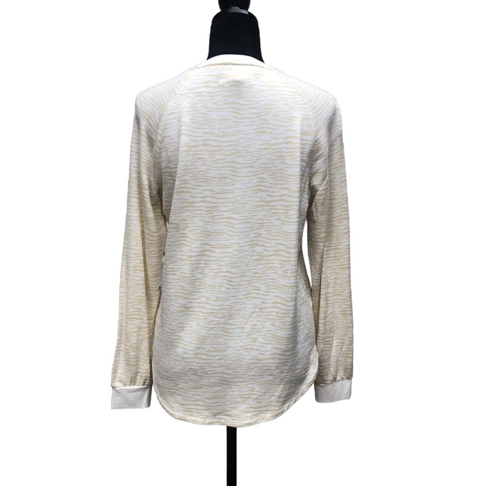 Thread & Supply Safari Print Lightweight Sweatshirt size XS - Picture 9 of 10